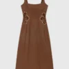 Maxikleid aus Leinenmischung Maxikleid aus Leinenmischung