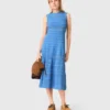Maxikleid aus Pointelle-Strick