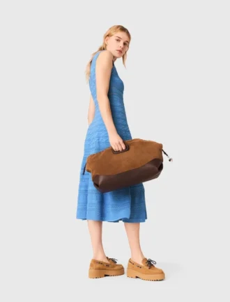 Maxikleid aus Pointelle-Strick