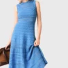 Maxikleid aus Pointelle-Strick