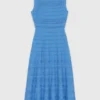 Maxikleid aus Pointelle-Strick