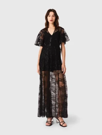 Maxikleid aus Spitze