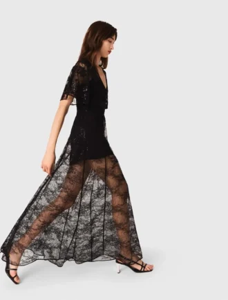 Maxikleid aus Spitze