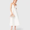 Maxikleid aus Taft mit Schmucksteinen Maxikleid aus Taft mit Schmucksteinen