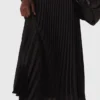 Maxikleid aus zwei Materialien Maxikleid aus zwei Materialien