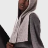 Maxikleid aus zwei Materialien Maxikleid aus zwei Materialien