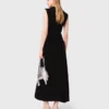 Maxikleid mit Ausschnitt an der Taille