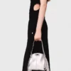Maxikleid mit Ausschnitt an der Taille