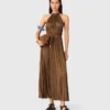Maxikleid mit Falten Maxikleid mit Falten
