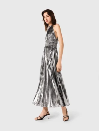 Maxikleid mit Falten