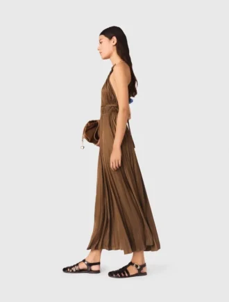 Maxikleid mit Falten