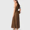Maxikleid mit Falten Maxikleid mit Falten