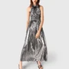 Maxikleid mit Falten Maxikleid mit Falten