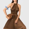 Maxikleid mit Falten Maxikleid mit Falten
