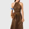 Maxikleid mit Falten Maxikleid mit Falten