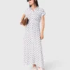 Maxikleid mit Jacquard-Print Maxikleid mit Jacquard-Print