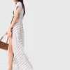 Maxikleid mit Jacquard-Print Maxikleid mit Jacquard-Print