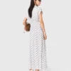 Maxikleid mit Jacquard-Print Maxikleid mit Jacquard-Print