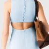 Maxikleid mit offenem Rücken