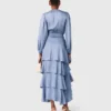 Maxikleid mit Rüschen