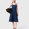 Midi-Jeans-Kleid Midi-Jeans-Kleid