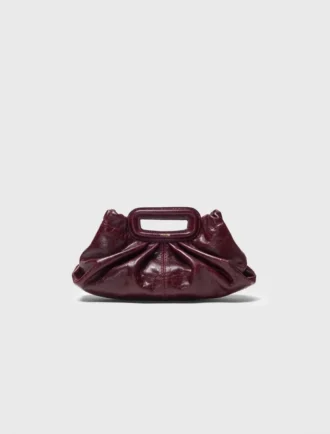 Milpli Mini-Clutch aus geknittertem Leder