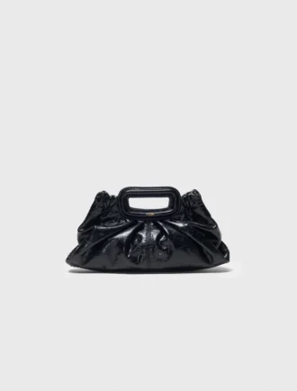 Milpli Mini-Clutch aus geknittertem Leder