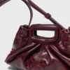 Milpli Mini-Clutch aus geknittertem Leder Milpli Mini-Clutch aus geknittertem Leder