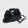 Milpli Mini-Clutch aus geknittertem Leder Milpli Mini-Clutch aus geknittertem Leder