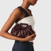 Milpli Mini-Clutch aus geknittertem Leder Milpli Mini-Clutch aus geknittertem Leder