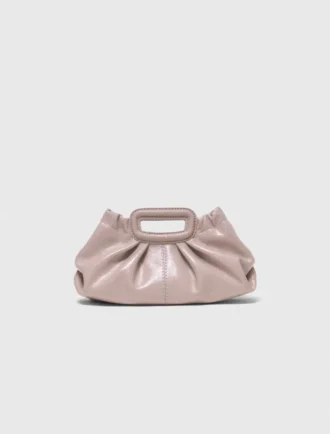 Milpli Mini-Clutch aus Naplak-Leder