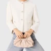 Milpli Mini-Clutch aus Naplak-Leder
