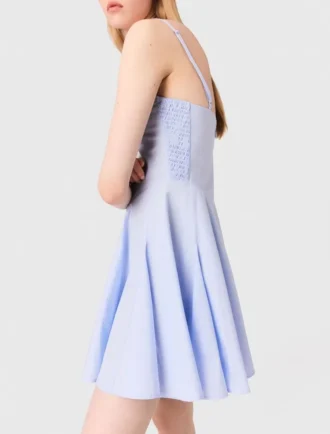 Mini-Babydoll-Kleid aus Baumwolle