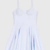 Mini-Babydoll-Kleid aus Baumwolle Mini-Babydoll-Kleid aus Baumwolle