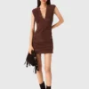 Mini-Faltenkleid Mini-Faltenkleid