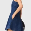 Mini-Jeans-Kleid