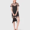 Mini-Kleid aus besticktem Tüll Mini-Kleid aus besticktem Tüll
