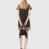 Mini-Kleid aus besticktem Tüll Mini-Kleid aus besticktem Tüll