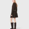 Mini-Kleid aus Yak-Mischung Mini-Kleid aus Yak-Mischung