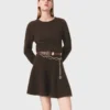 Mini-Kleid aus Yak-Mischung Mini-Kleid aus Yak-Mischung