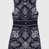 Mini-Kleid mit Bandana-Print Mini-Kleid mit Bandana-Print