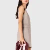 Mini-Kleid mit Strasssteinen