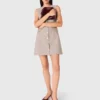 Mini-Kleid mit Strasssteinen
