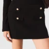Mini-Rollkragen-Kleid