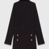 Mini-Rollkragen-Kleid
