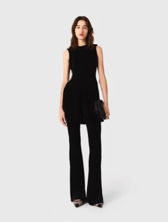 Mini-Samt-Kleid