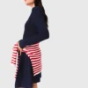 Mini-Strickkleid mit ausgestelltem Rock