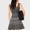 Mini-Strickkleid mit Muster Mini-Strickkleid mit Muster