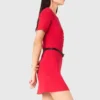 Mini-Strickkleid mit Rippmuster Mini-Strickkleid mit Rippmuster