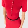 Mini-Strickkleid mit Rippmuster Mini-Strickkleid mit Rippmuster